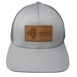 Cole Valley Christian Schools Snapback Trucker Hat Gray One Size Poly Team 365